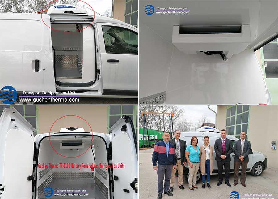 4.TR-110D Van Refrigeration Install on Citroen Van in European