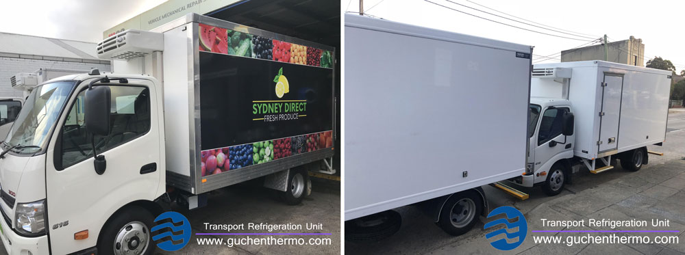 Guchen Thermo TR-350 truck refrigeration units installation 