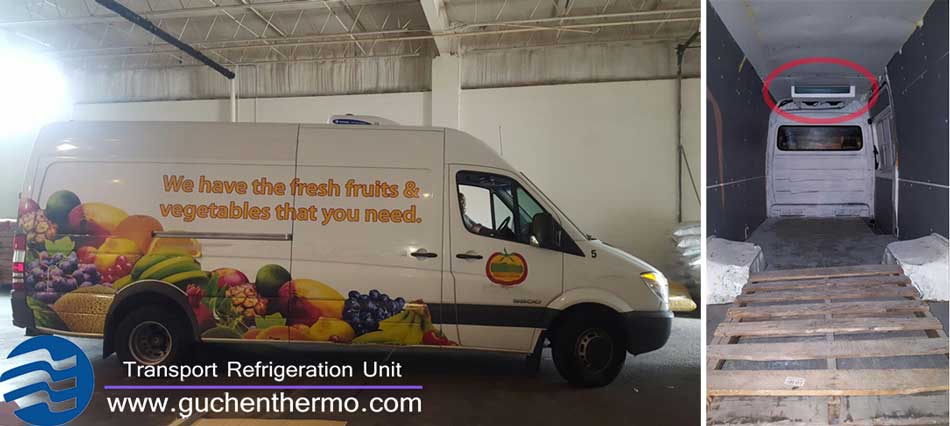 Guchen Thermo C-300t Van Refrigeration Units Installation Example