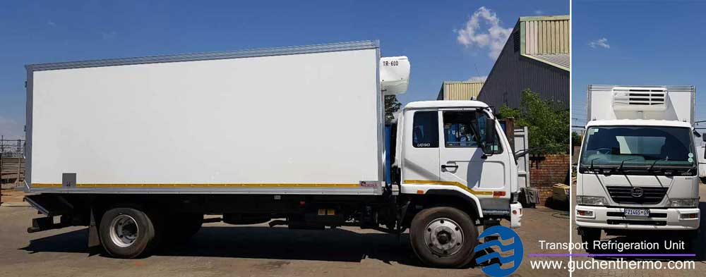 TR-650 Truck Refrigeration Units in South Africa Installed on 8m Trucks 