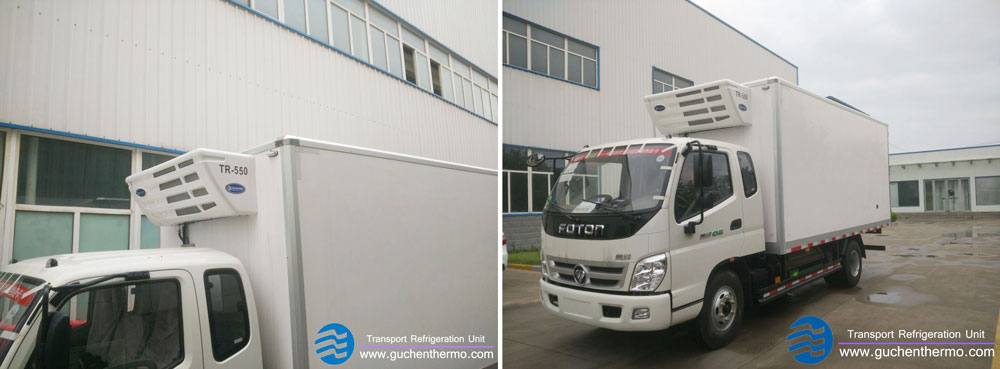 guchen thermo TR-550 truck refrigeration units for Kuwait 