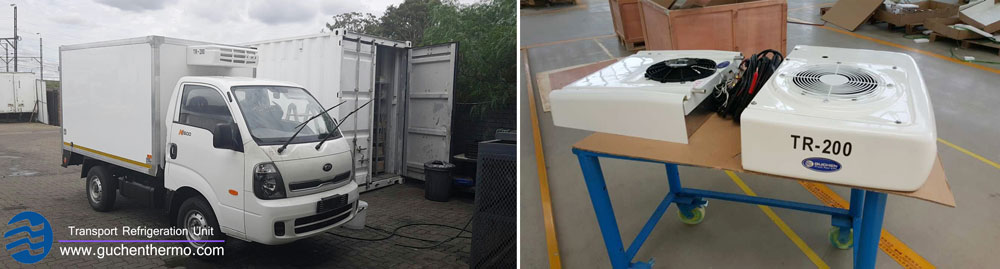 tr-200 small truck refrigeration unit to south africa
