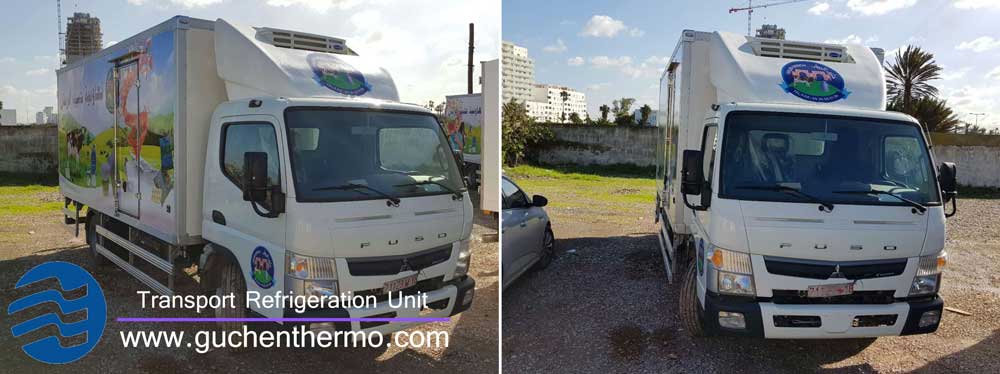 Guchen Thermo TR-350 Truck Refrigeration Units Installation in Morocco 