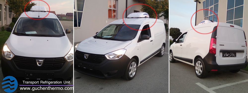 TR-110D Van Refrigeration Installed on DACIA Cargo Van