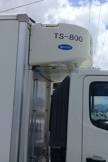 TS-800 truck freezer unit installation