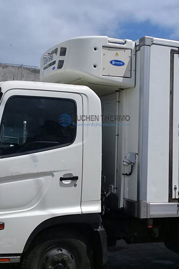 TS-800 truck freezer unit installation