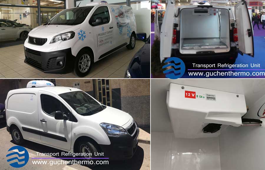 2.TR-110D Cargo Van Refrigeration Installation in PEUGEOT Vans