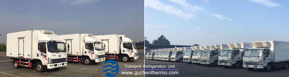 guchen thermo TR-450 truck refrigeration units installation 