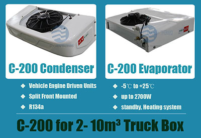 C-200 Chiller system for truck