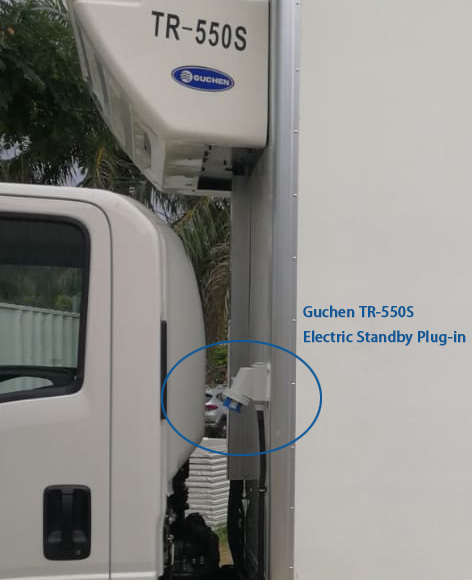 electric standby unit for refrigerated truck