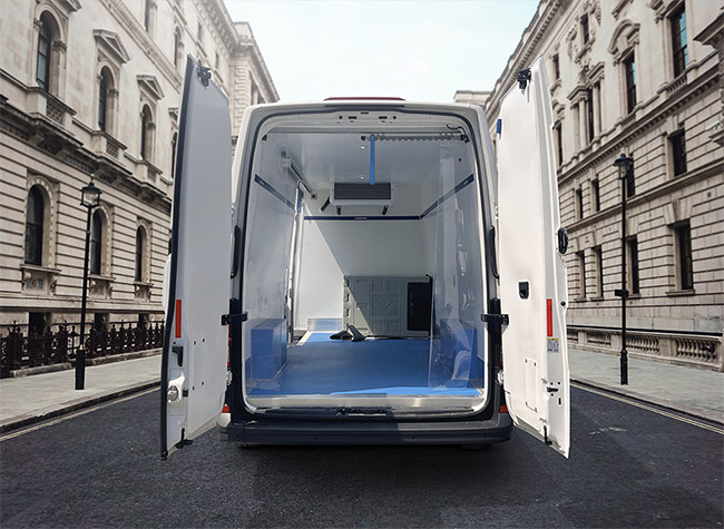 small electric cargo van