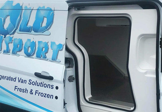 small freezer van application