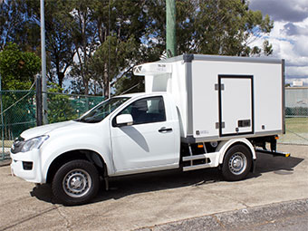 small refrigerated truck